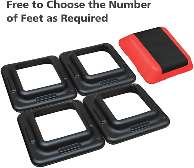 Adjustable Height Step Platform for Aerobics and Fitness Training with Non-Slip Surface