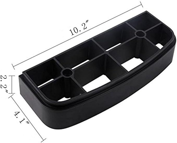 27" Adjustable Exercise Equipment Step Platform For Sports & Fitness (black & grey)