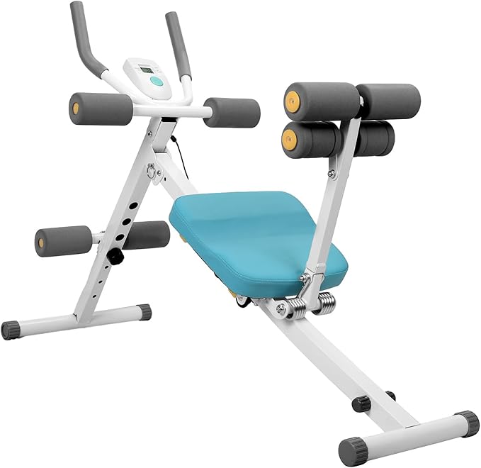 Rowing and Ab Machine 4 in 1, Multi-Functional Rowing Machine for Home Gym, Folding AB Workout Machine for Stomach Workout, Home Use Rowing Equipment 270 lbs Max Capacity
