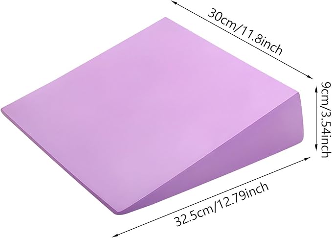 Yoga Foam Wedge Blocks, Slant Board Squat Wedge Blocks, Exercise Foot Wedges, Calf Stretch Slant Board, EVA Foam Wedge for Calf Stretching, Workout, Exercise, Knee Pad, Back Support, Footrest Cushion