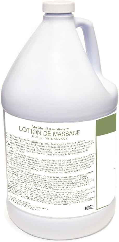 Master Massage Unscented Massage Lotion 1 Gallon Kit