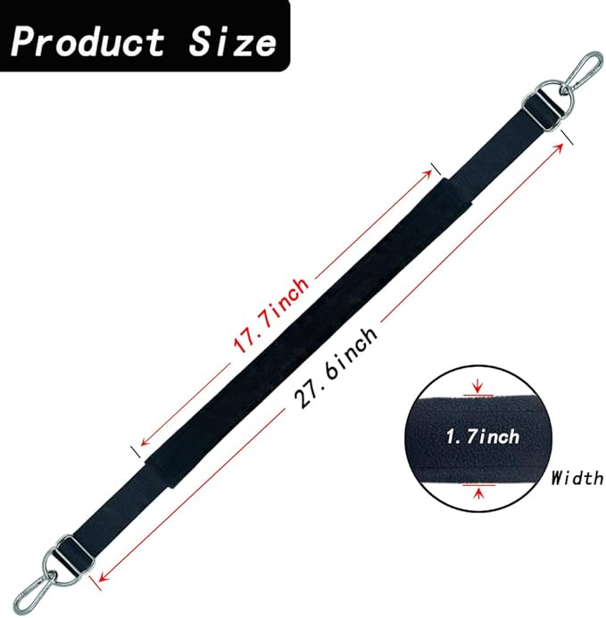 Pilates Equipment Hook and Tie Straps,Equipoise Body Cotton Straps,Suitable for Pilates Core Bed Accessories,Balance Training -Thickened Material 27.6 in.