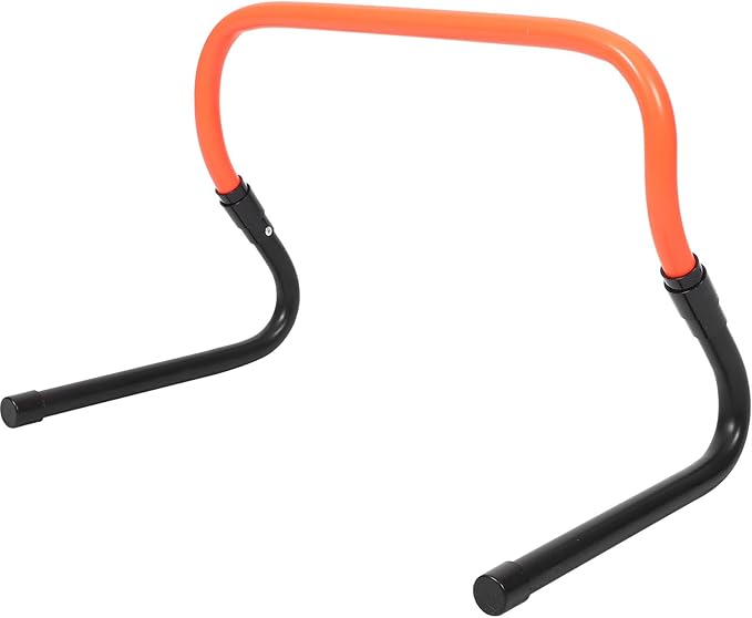 STOBAZA Wear-Resistant Adjustable Agility Hurdles Plastic Training Equipment for Soccer Football Baseball Athletes with Stable Base for Speed and Footwork Drills