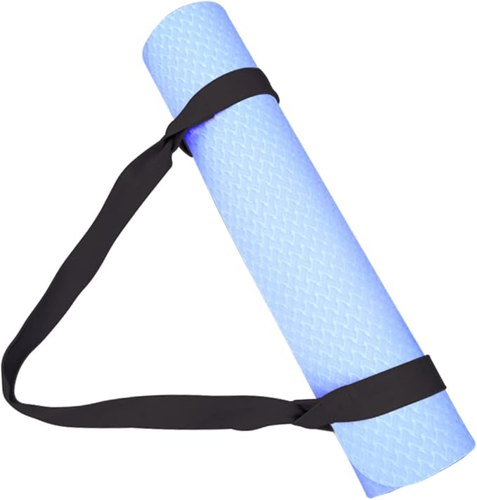 Tenalleys 1Pcs Adjustable Yoga Mat Strap Multi-Purpose Straps Easy-Cinch Yoga Mat Sling