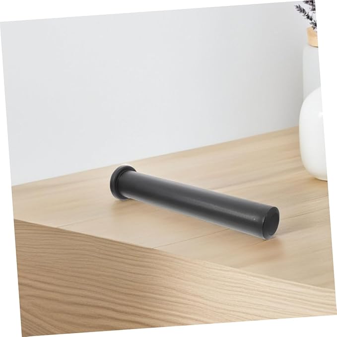 Amosfun Barbell Adapter Sleeve Plastic Handle Cover Flat Head Barbell Rod End Cover Fitness Equipment Attachment for Strength Training