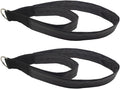 1 Pair Double Loop Pilates Straps, With D-Rings For Stretching, Flexibility & Gym/Yoga Workout, Comfortable Fitness Accessories