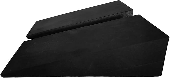 KYOFIS Yoga Foam Wedge, Slant Board for Squats EVA Calf Stretcher for Fitness, Pushup, Weightlifting, Yoga, Knees Over Toes Training (Size : 11.5x9x3cm)
