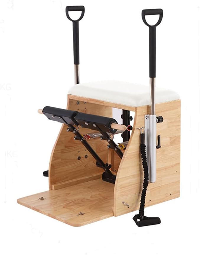 Pilates Chair, Wooden Split-Pedal Chair, and Combination Chair Set, Suitable for Home and Studio use.