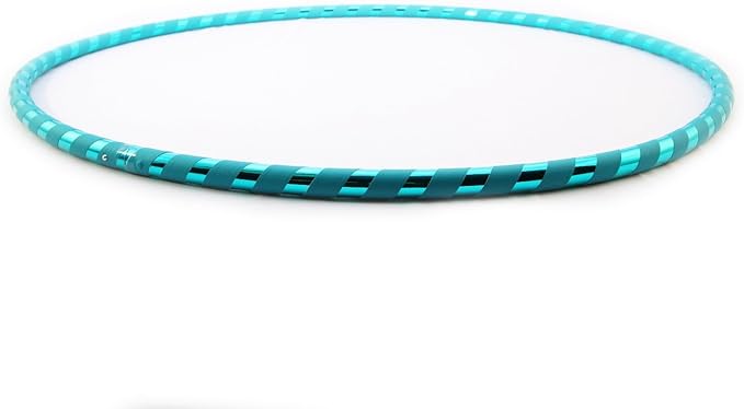 Weighted Beginner Fitness Hula Hoop for Adults - Exercise Hoop for Weight Loss & Core Workout - Large Diameter Hoop for Easy Learning - Handmade in USA - Multiple Sizes & Colors