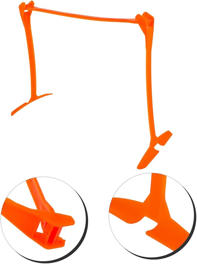 BESPORTBLE Plastic Speed Hurdles for Training 3-Setting Agility Hurdle Set for Soccer and Football Practice