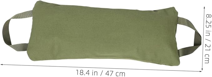 Canvas Weighted Sandbag for Exercise and Yoga Training Portable Unfilled Workout Bag for Strength Conditioning Handles