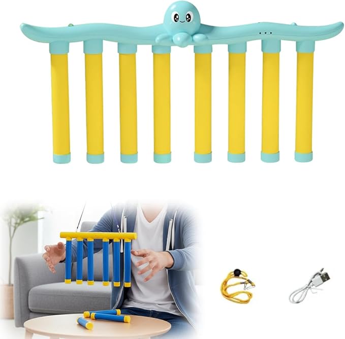 Reflective Drop Stick Challenge Game Set, 2026 Upgrade Hand Eye Coordination Training Catching Sticks Game Reaction Training, 3 Adjustable Speed Modes Catching Sticks Games