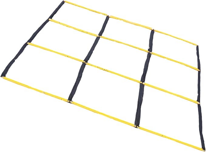 Multifunctional 9 Grids Agility Ladder for Sports Training Fitness and Footworks Drill Agility Train Enduring Balances Cores Skill Development
