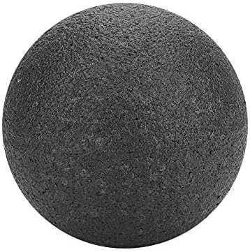 Yoga Massage Ball, Relax Muscles Soft Foam Roller Ball with High Density Foam Structure for Massaging Muscles for Adults for Exercises(Black, 8CM Single Ball)