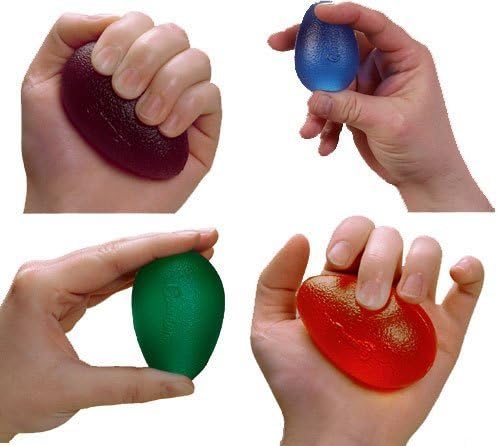 Theraband Hand Exerciser - Eggsercizer - Standard Size - Plum/Firm - 1 each by Magister