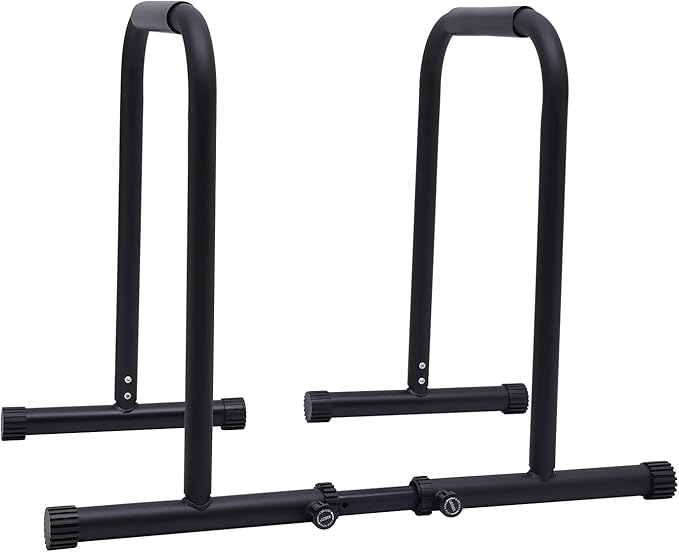 Djustable Parallel Dip Bars Multifunctional Immersion Bar Adjustable Round Steel Pipe Portable Strength Training Parallel Bars Leg Lifting Lever, Suitable For Home Gym Push-Up, Pull Up