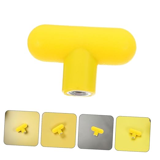 Cabilock 2pcs Rotating Grip Handles for Cable Machines Ergonomic Shaped Design High Strength Build Fitness Equipment Attachments for Weight Lifting and Strength Training Yellow