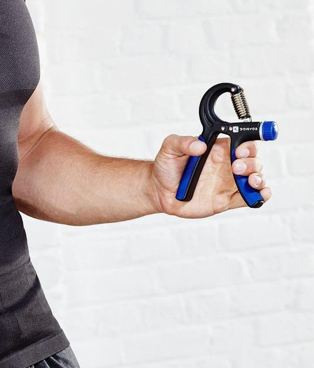 Grip Strength Trainer Hand Gripper Exerciser Strengthener with Adjustable Resistance 22-90 Lbs (10-40kg), Forearm Finger Strengthener Hand Exerciser for Muscle Building and Injury Rehabilitation