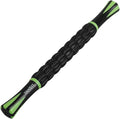 YANSYI 9-Roller Muscle Massage Stick - Deep Tissue Foam Roller for Pain Relief & Recovery, Portable Muscle Roller for Athletes, Back, Legs, Soreness (Black)
