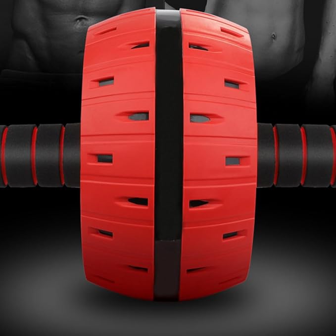 Vaguelly Ab Roller Wheel with Knee Pad, Silent Exercise Abdominal Muscle Trainer Roller for Home and Gym Core Workout Fitness Equipment