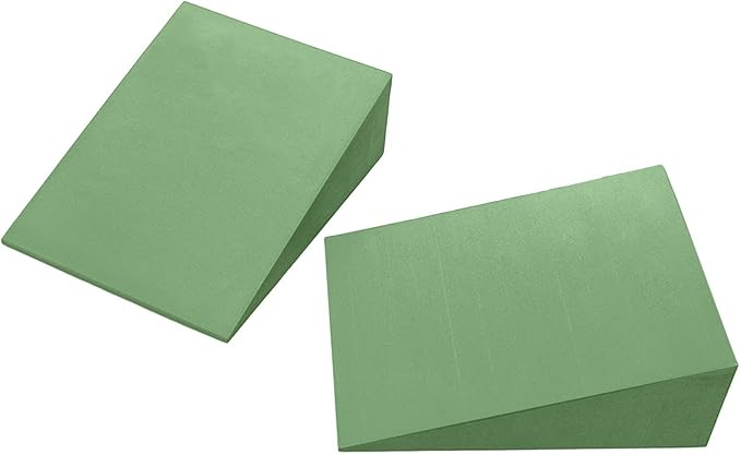 Yoga Foam Wedge Blocks - Calf Stretcher Height Foam Tool, Calf Raise Wrist Support | Professional Squat Knee Pad, Support Foam Incline Stretch Slant Boards for Balance Strength Fitness