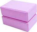 Set of 2 Yoga Blocks EVA Foam Exercise Bricks Provides Stability Balance and Support Improve Strength - 9 x 6x 3 inches