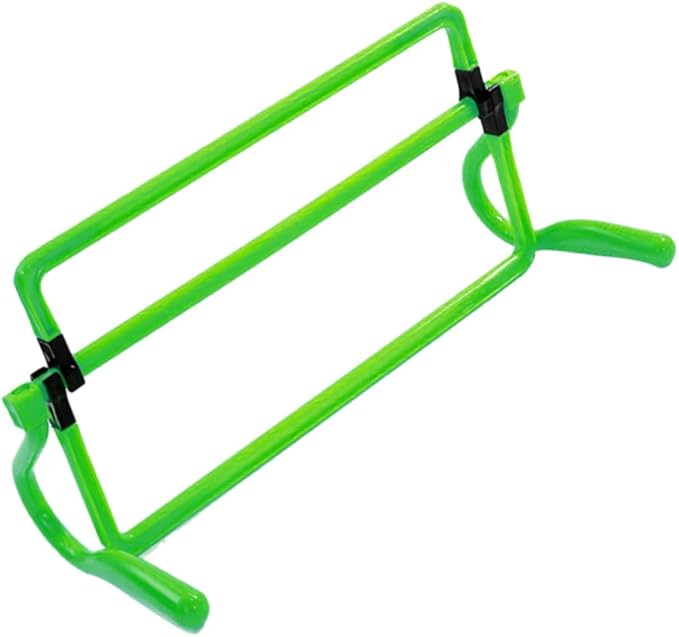 Removable Agility Hurdles for Soccer Training Detachable Exercise Barriers for Use for Football Drills and Speed Training Green Color