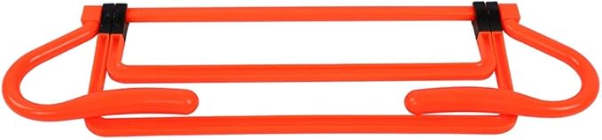 HURRISE 5PCS Soccer Training Hurdles - Adjustable Speed Agility Equipment for Kids Adults Portable Drill Cones Set