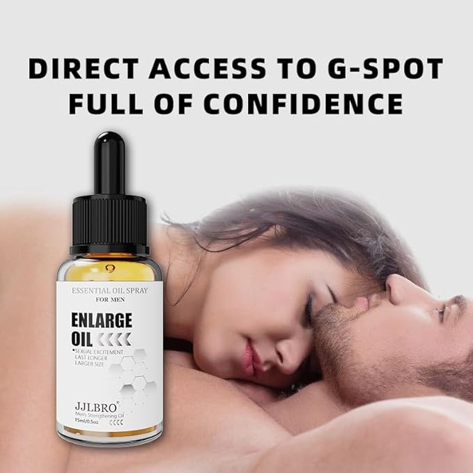 Male Enhancement Oil, Body Gel for Private Part, Men's Re-Vitalize Enlargement Cream, Enhance Size and Performance – Get Bigger Thicker and Stronger (STRENGTENING Oil)