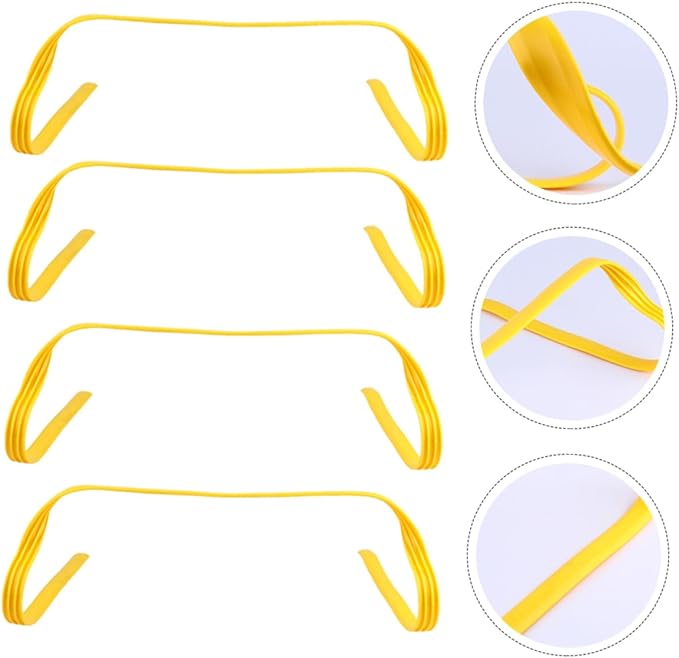 4Pcs Training Hurdles Durable Outdoor Exercise Equipment for Speed and Agility High Football Training Hurdles for Youth for Coordination and Flexibility Drills