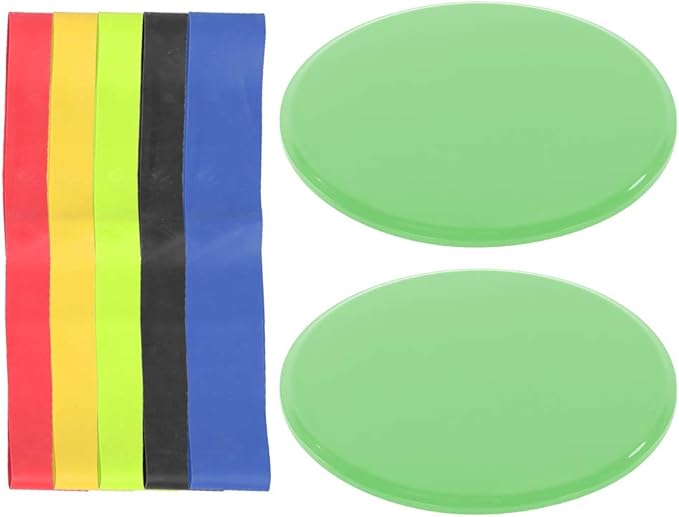 Fitness Sliding Disc Workout Equipment Core Slider Exercise Training Disks for Home Gym Street Workout ABS Material Pink Black Red Blue Green Orange 2 Pack
