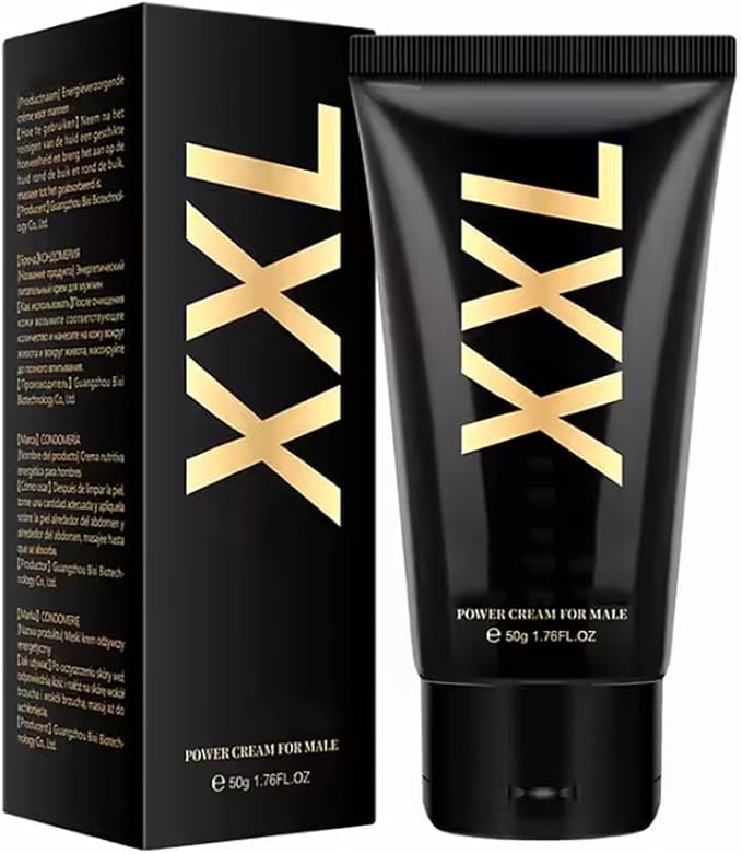Male Enhancement Cream for Men, Body Gel for Private Part, Men's Re-Vitalize Enlargement Cream, Enhance Size and Performance – Get Bigger Thicker and Stronger (XXL Power)