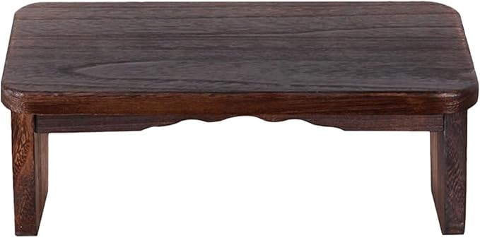 Cabilock Meditation Bench: Prayer Kneeler Wooden Kneeling - Portable Zen Stool Solid Wood for Meditation Tearoom and Worship Church Use