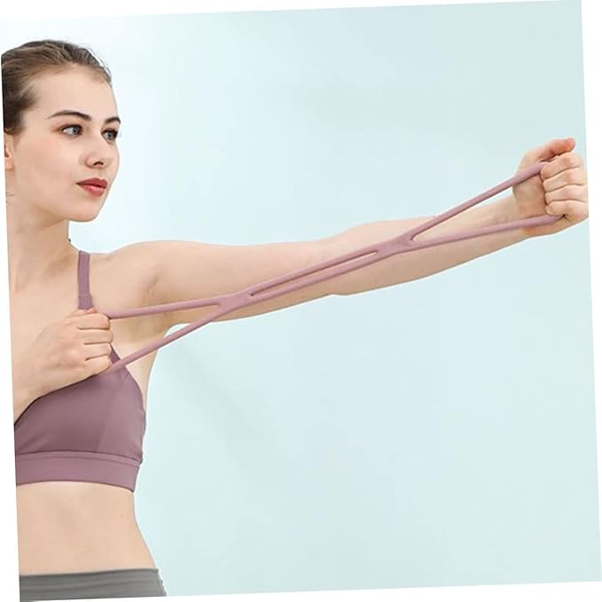 Shoulder Exercise Equipment Yoga Pulling Exerciser Fitness Pulling Rope Building Tool Silicone Elastic Bands