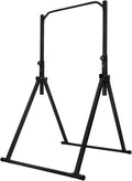 Foldable Pull Up Bar Station, Adjustable Multifunctional Fitness Tower Station, Power Tower Dip Bar for Pull-up Push-up, Home Gym Strength Training Workout Equipment, 440lbs Support Weight