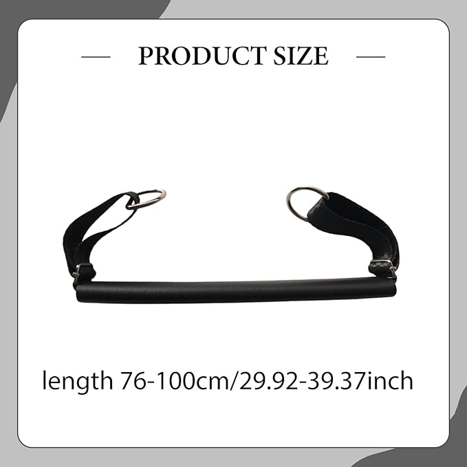 Pilates Foot Strap Adjustable Length Portable Core Training Leg Strap for