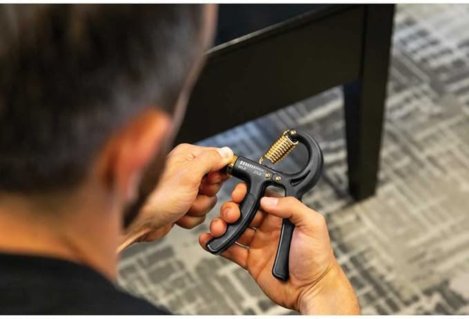 SKLZ Grip Strength Trainer Adjustable Resistance Trainer for Hand, Wrist, and Forearms