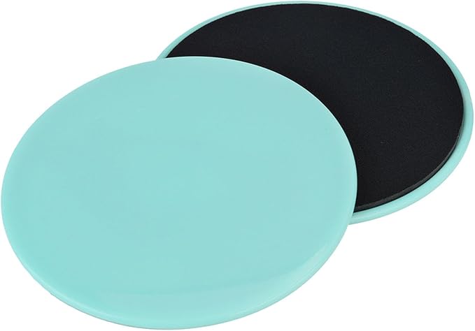 2PCS Exercise Sliding Disc Fitness Core Slider for Full Body Workout with Portable Design for Gym Yoga Dance Balance Training