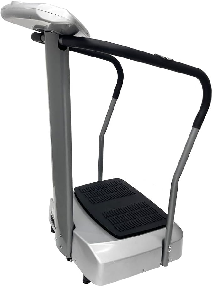 INTSUPERMAI Vibration Plate Exercise Machine with Handles, 110V 200W Whole Body Vibration Platform Exercise Machine, Whole Body Vibration Plate with Adjustable Speed Max 330lbs Capacity