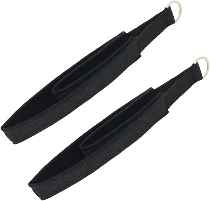 2X Pilates Straps Double Loop Straps for Reformer D Rings Fitness Flexibility Exercise Gymnastics Equipment Unisex
