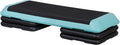 43 Inches Aerobic Step Platform 3 Levels Adjustable Aerobic Stepper with 4 Extra Risers and Anti Slip Surface, Exercise Training Workout Equipment for Home&Gym Cardio Strength & Training