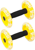 BESPORTBLE Ab Wheel Ab Roller Belly Tummy Posture Single Abdominal Exercise Abdomen Exercise Equipment Muscles Abdominal Wheel Workout Strength Fitness Roller Exercise Roller Wheel Yellow