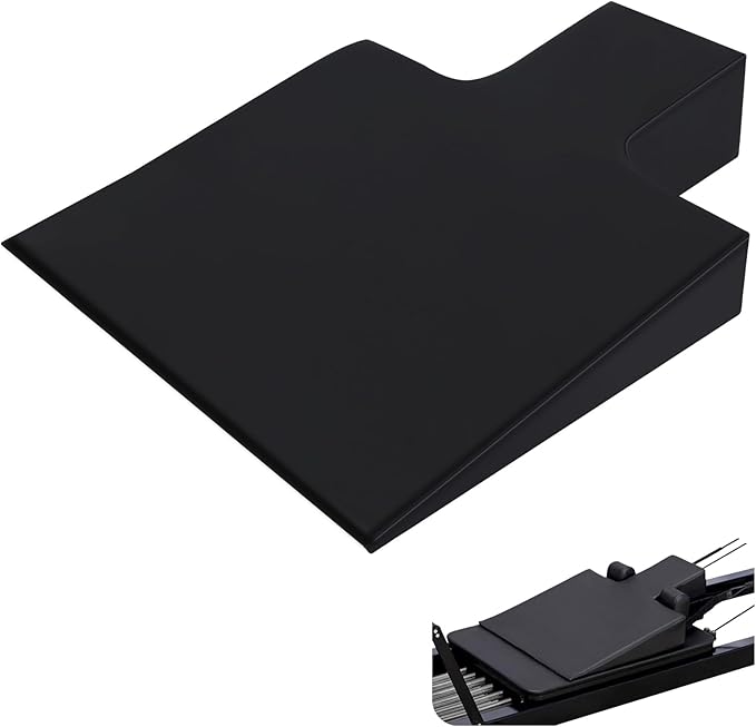 Pilates Wedge, Large Upholstered Wedge for Pilates Refromer, Pilates Reformer Wedge for Increased Strength and Stability, Wedge Pad for Home Gym Or Studio Use
