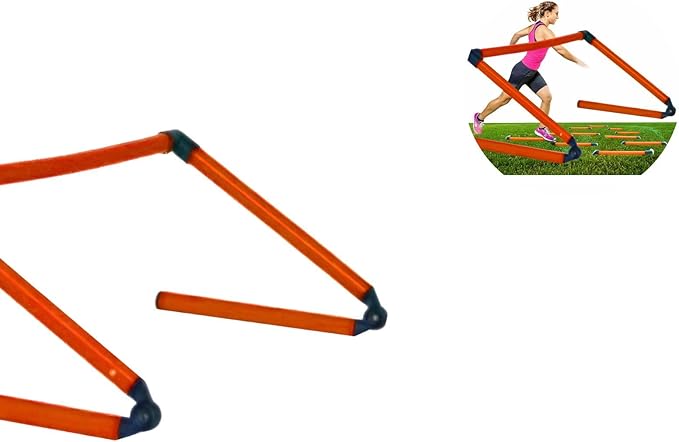 Foldable Speed Agility Hurdles for Football Training Adjustable Compact Portable Training Hurdle for Sports Fitness