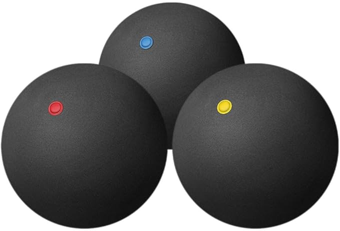 NUOBESTY 3pcs Rubber Bouncy Training Balls Single Dot Training Balls Double Single Dot for Practice Indoor Outdoor Sports