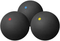 NUOBESTY 3pcs Rubber Bouncy Training Balls Single Dot Training Balls Double Single Dot for Practice Indoor Outdoor Sports