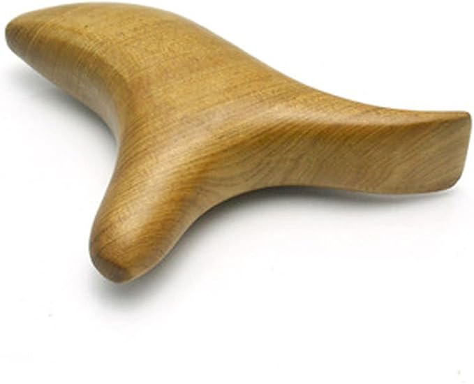 Broman Reflexology Tools, Wood Therapy Massage Tools, Widely Used as Head Neck Hand Waist Calf Leg Foot Massager, Small Tool but High Usefulness – Triangle Massager