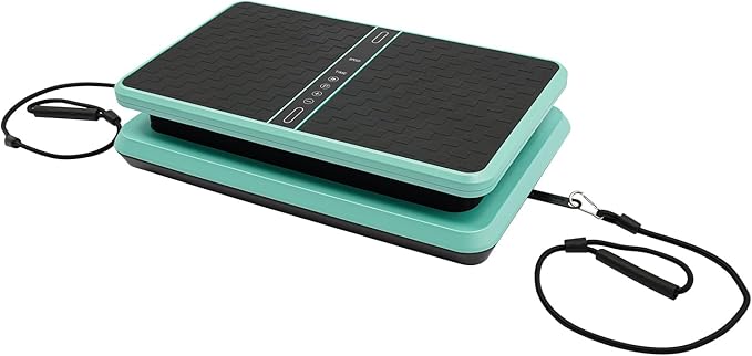 Vibration Plate Exercise Machine,Remote - Whole Body Workout Vibration Platform Loop Bands for Weight Loss, Shaping