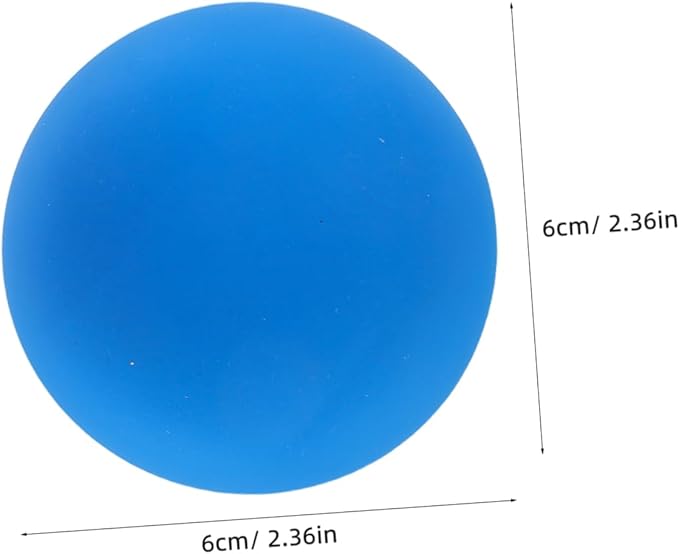 KICHOUSE 4pcs Rubber Squash Training Balls Mini Bouncy Balls Sports for Boys and Girls Reaction Training Equipment Lightweight Portable Enhance Coordination