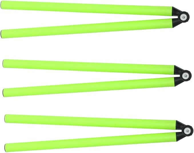 3Pcs Football Training Sign Rods Durable Basketball Agility Poles for Speed Training Soccer Hurdles Tools for Athletes and Teams